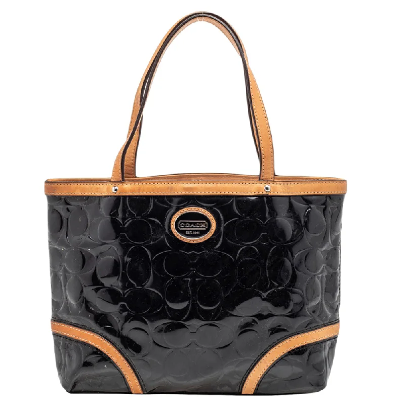 Coach  Patent Leather Peyton Tote