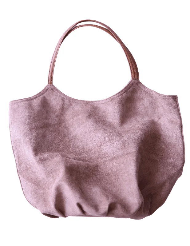 Faux Suede Hobo