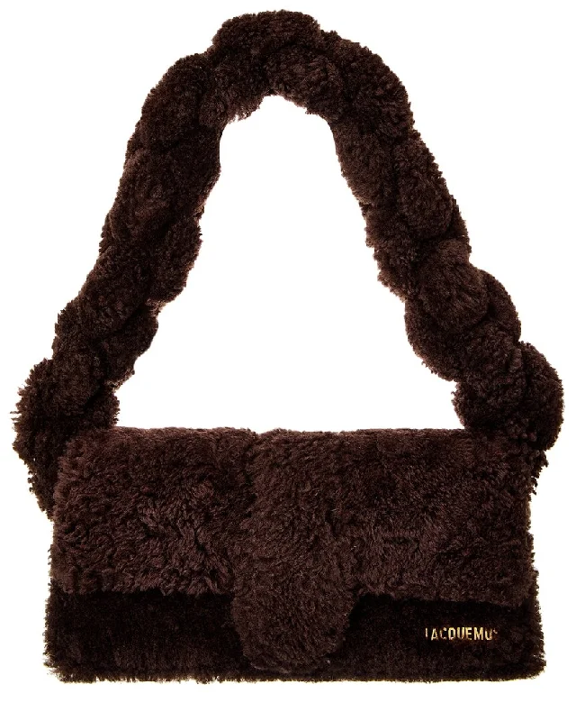 Jacquemus Le Bambidou Shearling Shoulder Bag