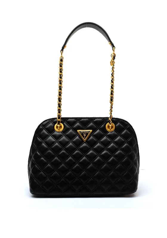 Guess Giully Quilted Shoulder Bag, Black