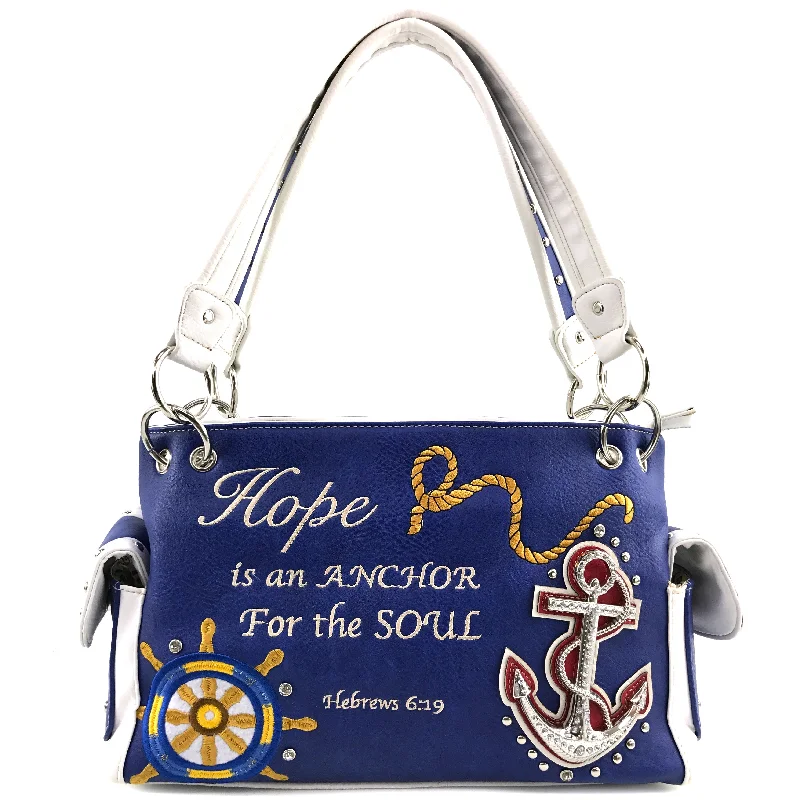 Hope is an Anchor for the Soul Nautica Handbag