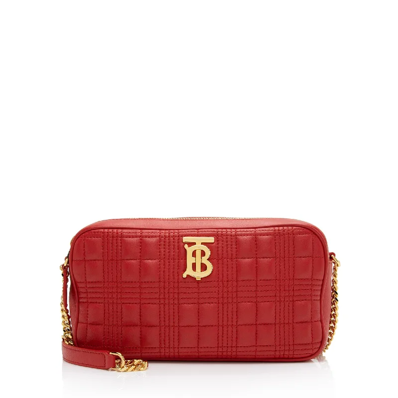 Burberry Quilted Lambskin TB Lola Camera Bag