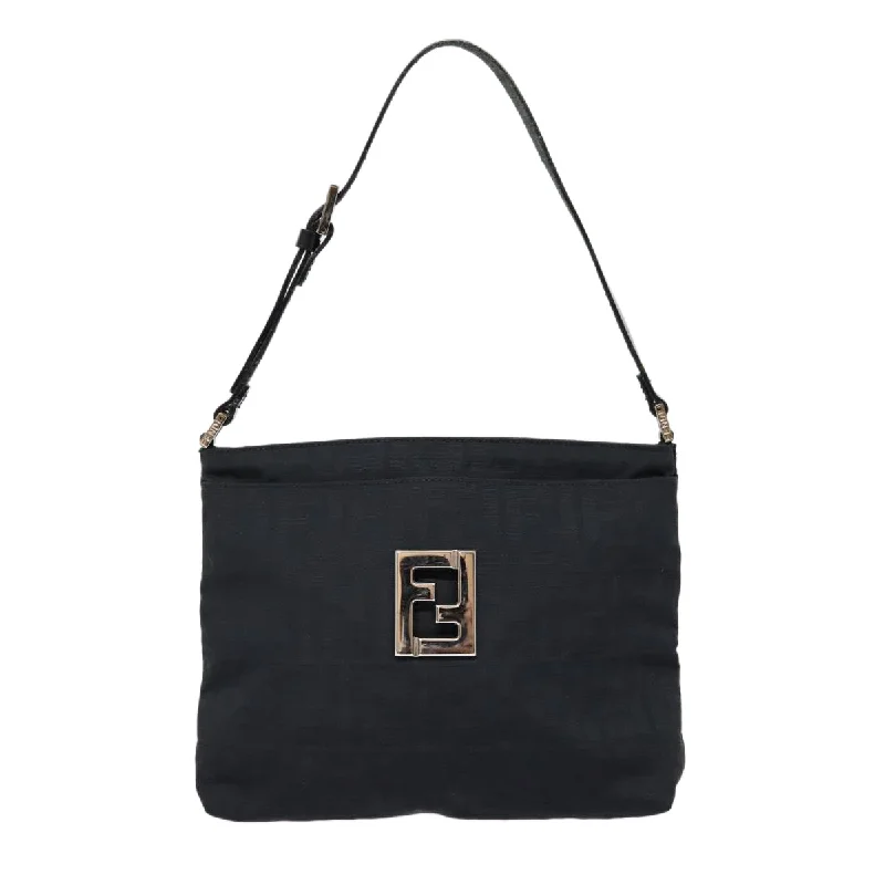 Fendi Zucca  Canvas Shoulder Bag (Pre-Owned)