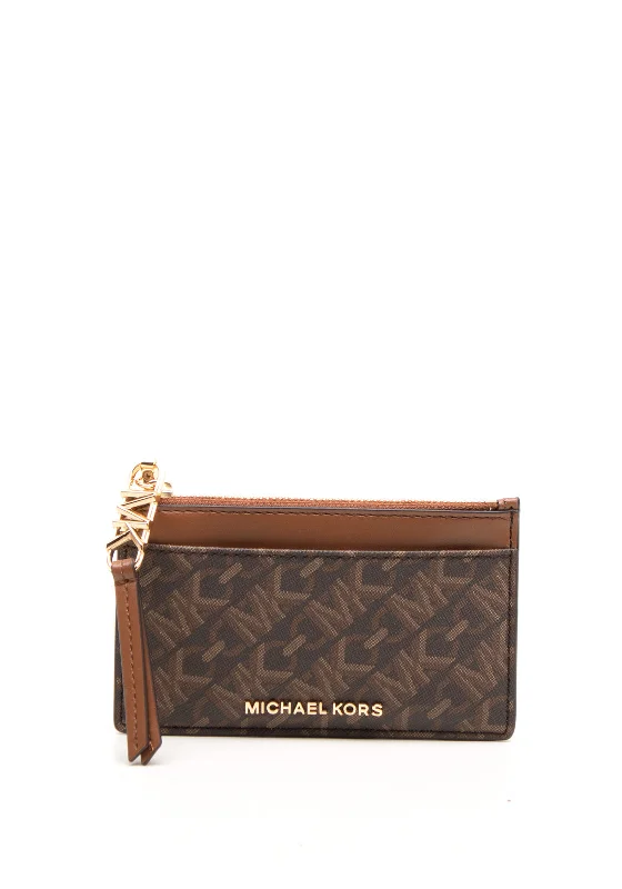 MICHAEL Michael Kors Empire Large Card Case, Brown