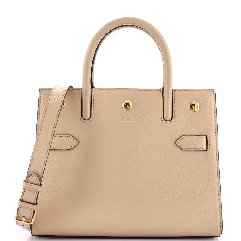 Title Two Handle Tote Leather Mini