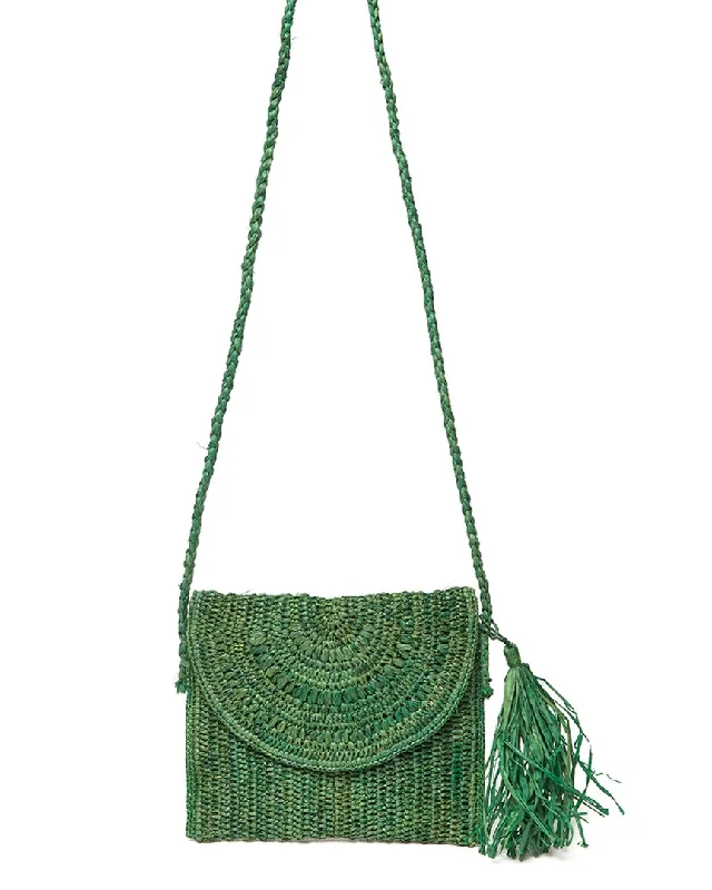 Mar Y Sol Naomi Raffia Shoulder Bag