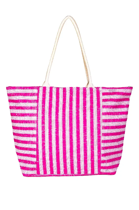 Bag | Cerise Lurex Stripe | 0558A1