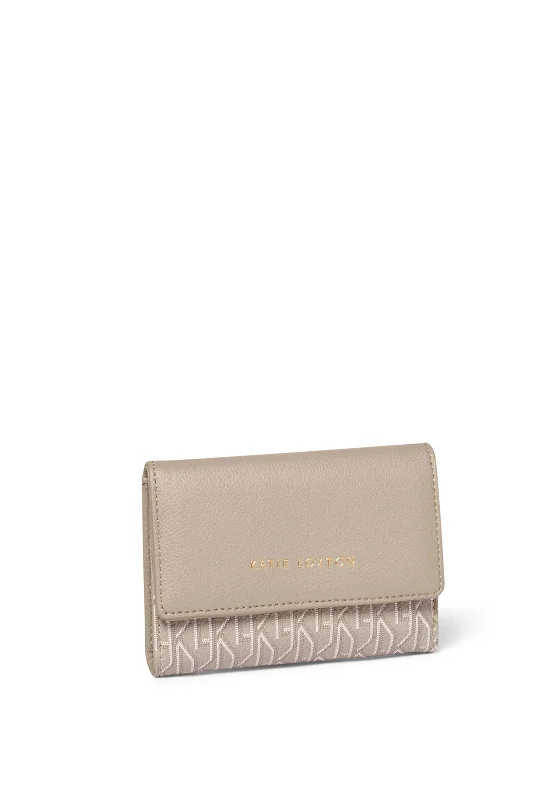 Katie Loxton Mini Signature Wallet, Taupe