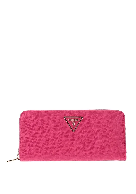 Guess Laurel Zip Around Wallet, Watermelon