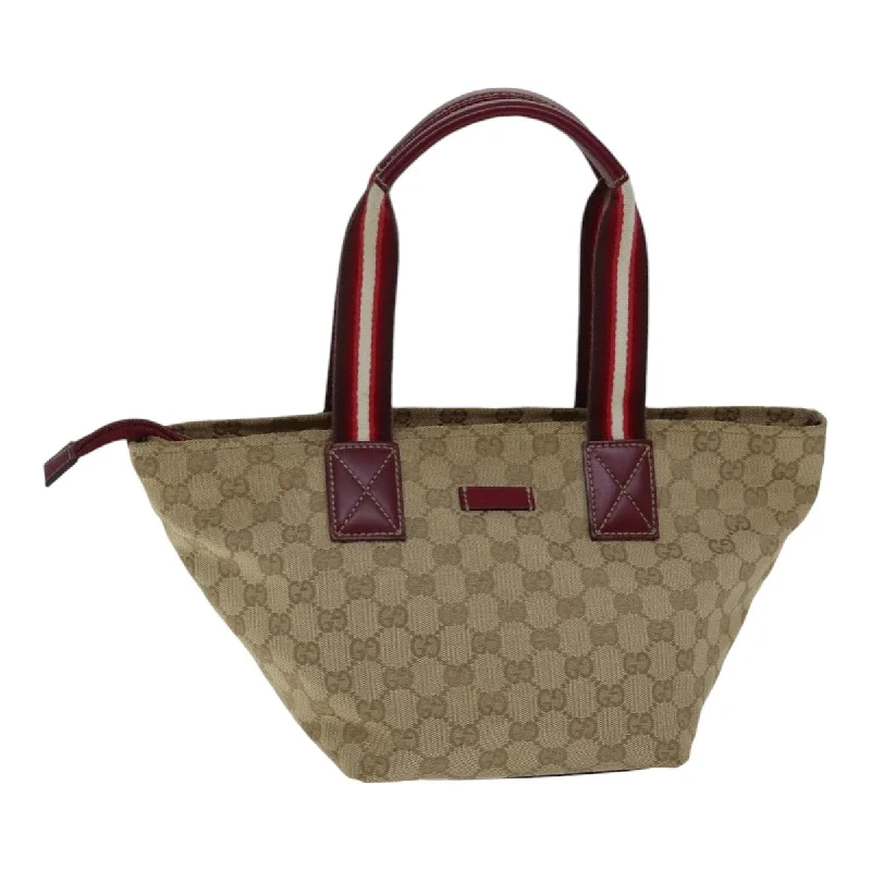 Gucci Sherry  Canvas Shoulder Bag (Pre-Owned)