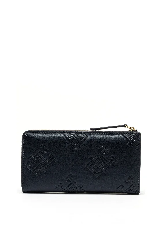 Tommy Hilfiger Monogram Print Large Wallet, Space Blue