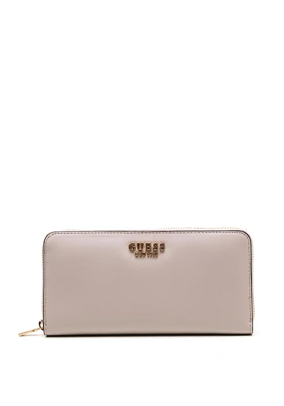 Guess Laurel Large Zip Around Wallet, Dove