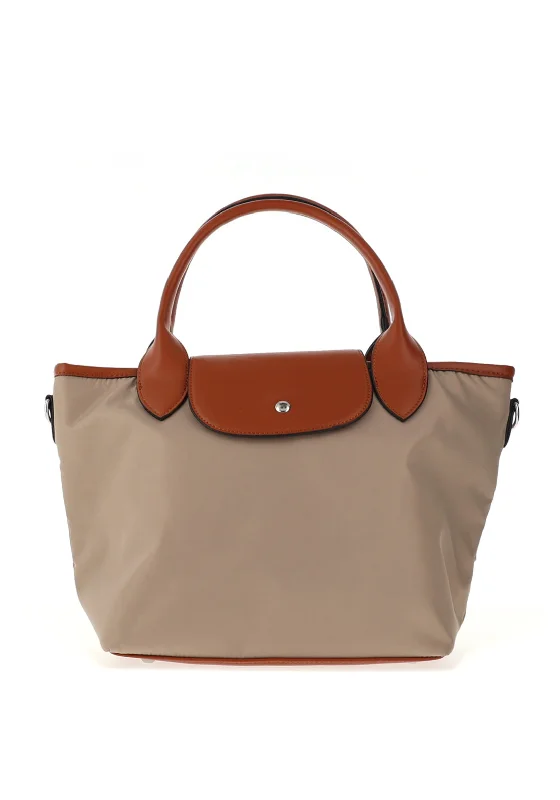 Zen Collection Canvas Medium Tote Bag, Taupe