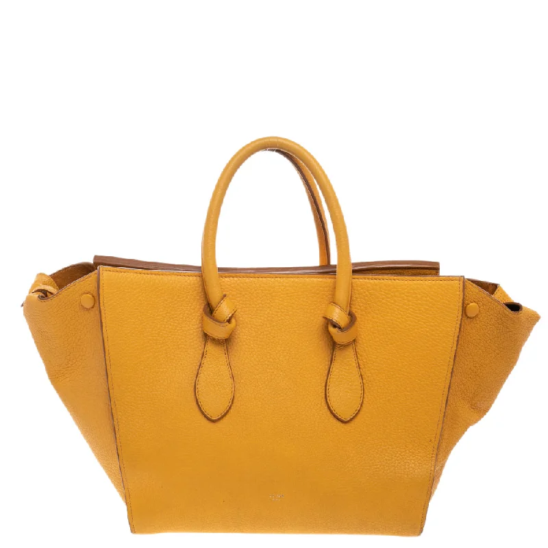 Celine Leather Small Tie Tote