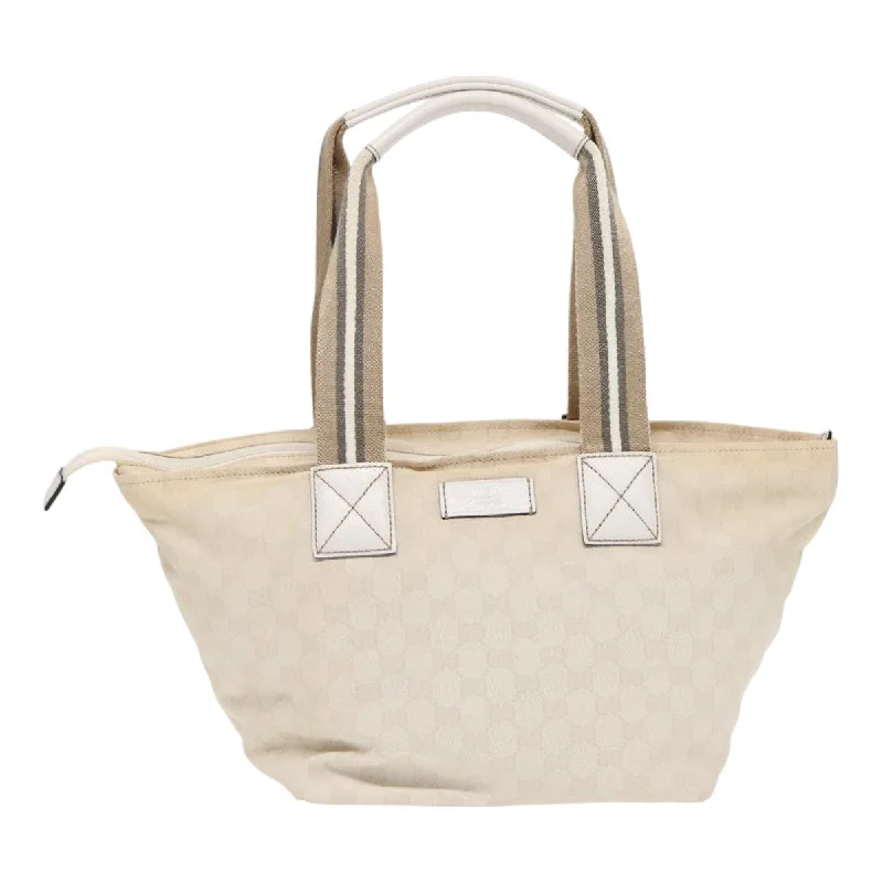 Gucci Gg Canvas  Canvas Tote Bag (Pre-Owned)