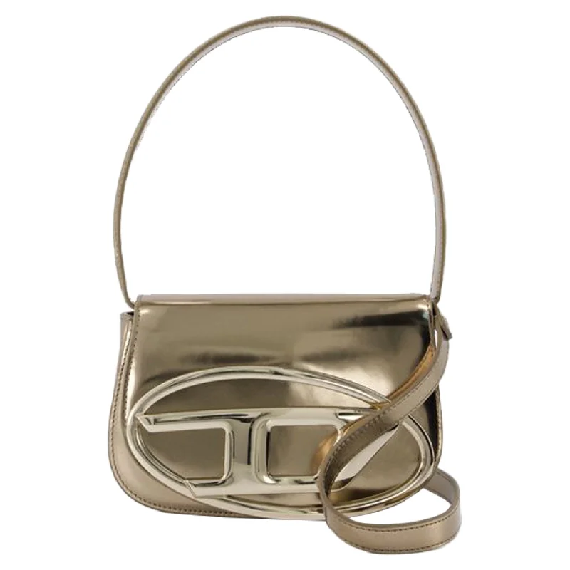 1dr Shoulder Bag - DIESEL - Leather - Gold