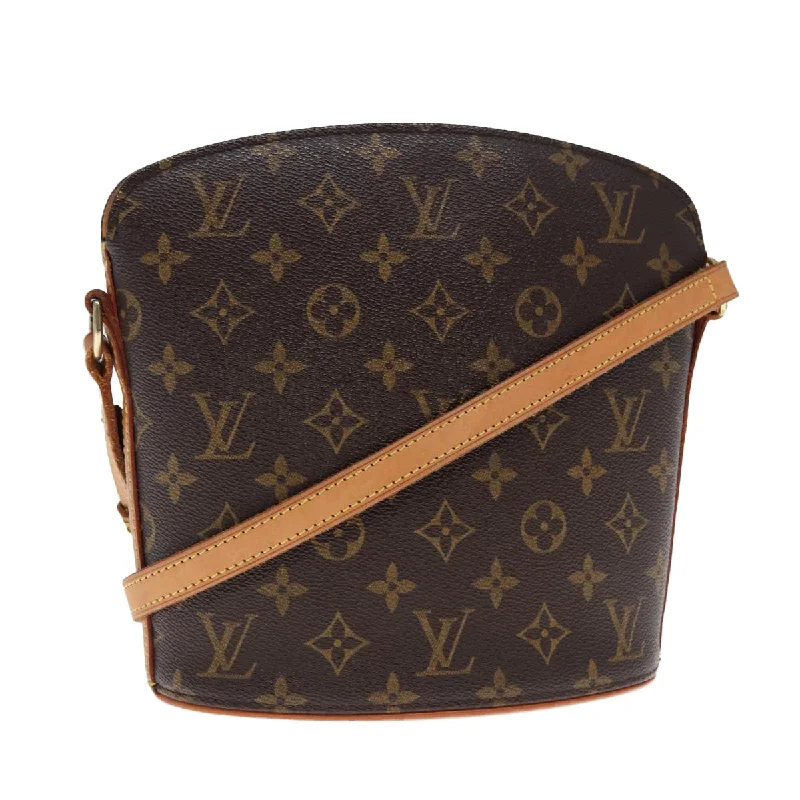 Louis Vuitton Drouot  Canvas Shoulder Bag (Pre-Owned)