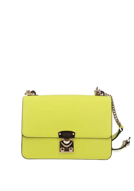 Guess Eliette Small Shoulder Bag, Chartreuse