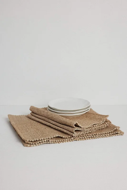 Malu Jute Placemat Set x 8 - Natural