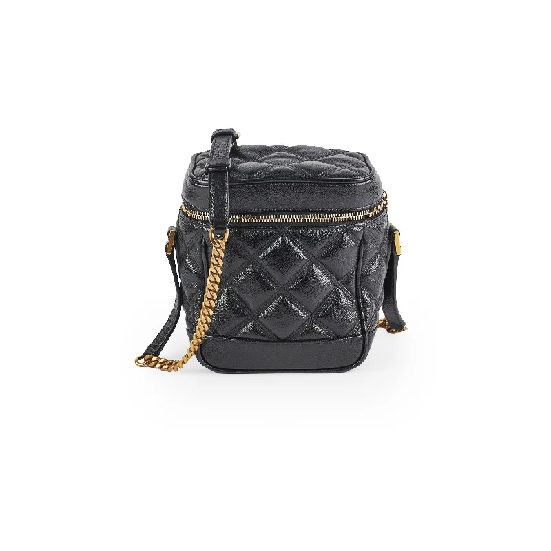 Saint Laurent Quilted Vanity Black