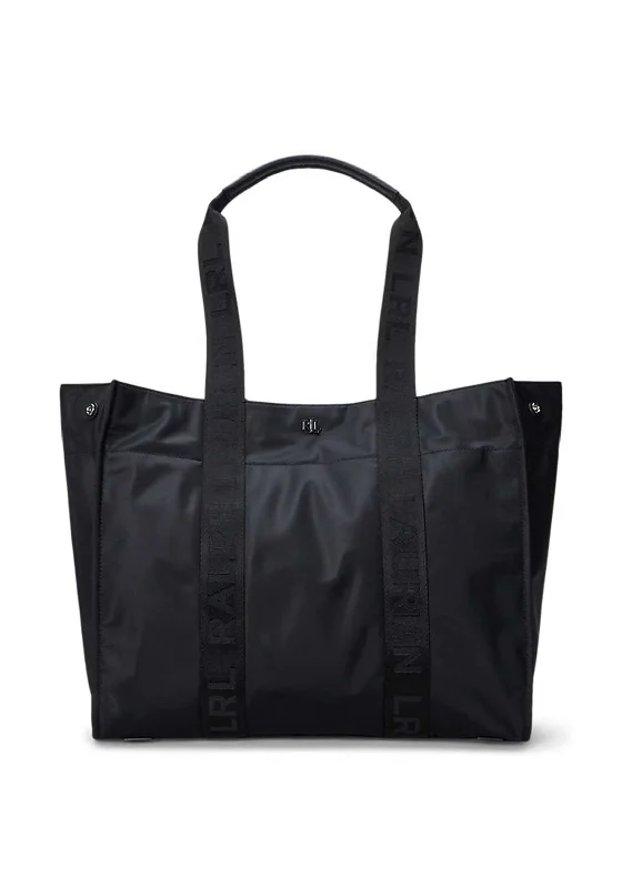 Ralph Lauren Stevie Water Repellent Tote Bag, Black