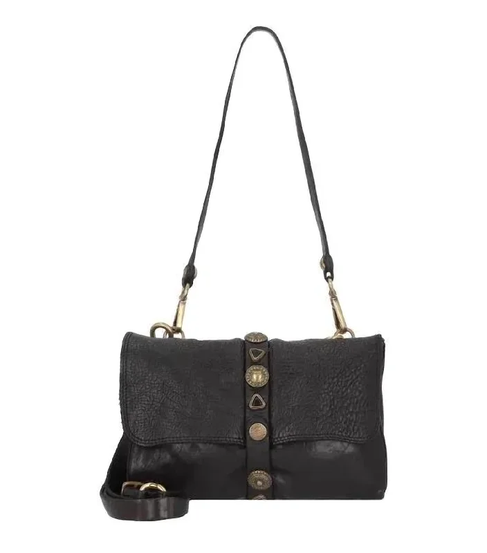 Bustino Crossbody Bag In Nero