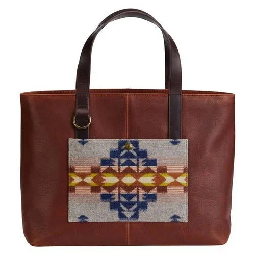 Pendleton Desert Dawn Leather Tote