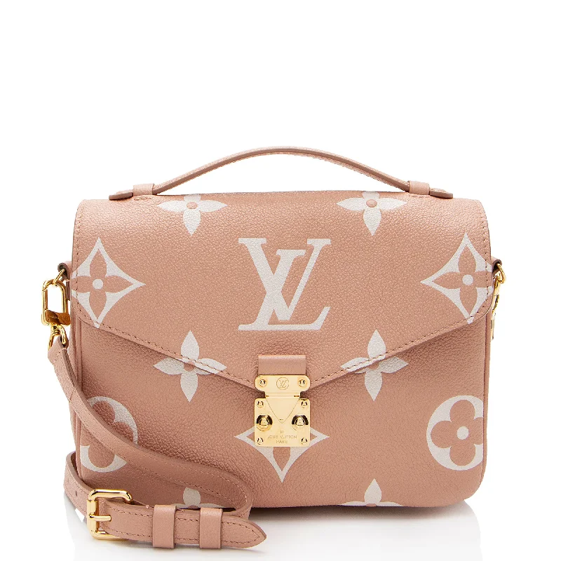 Louis Vuitton Giant Monogram Empreinte Pochette Metis Shoulder Bag