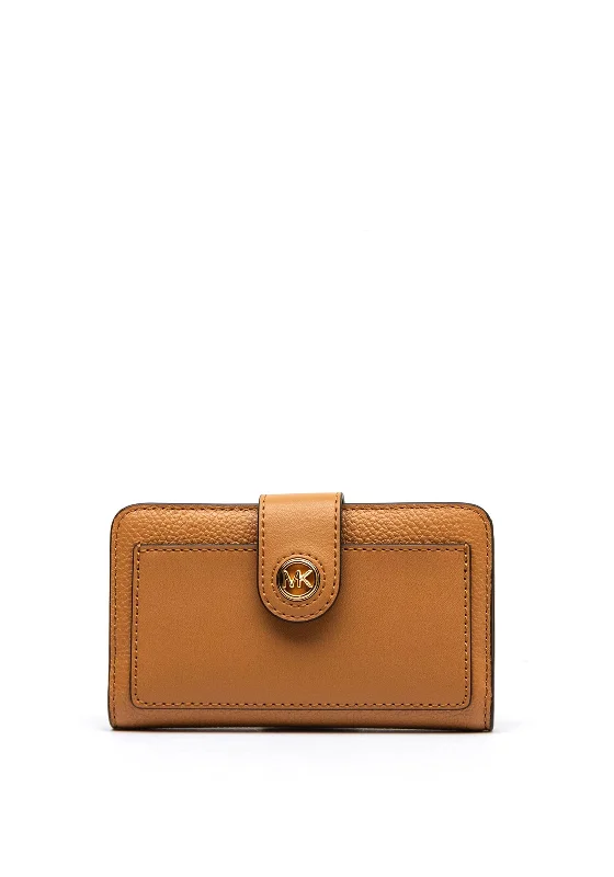 MICHAEL Michael Kors MK Charm Small Wallet, Pale Peanut