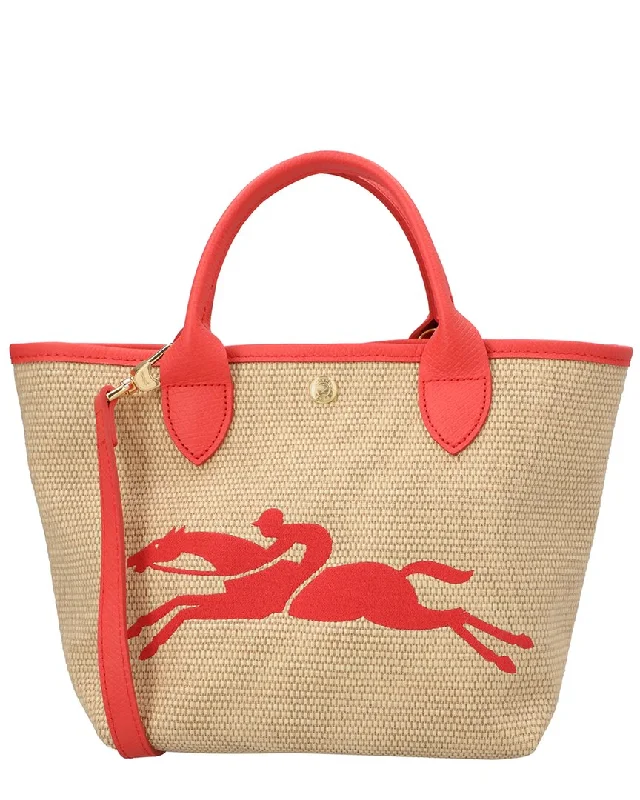 Longchamp Le Panier Pliage Canvas Tote