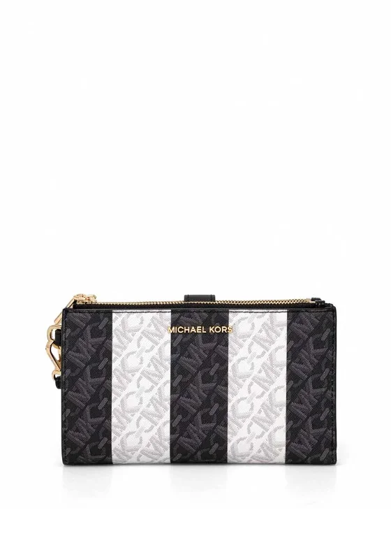 MICHAEL Michael Kors Jet Set Monogram Wallet, Black Multi