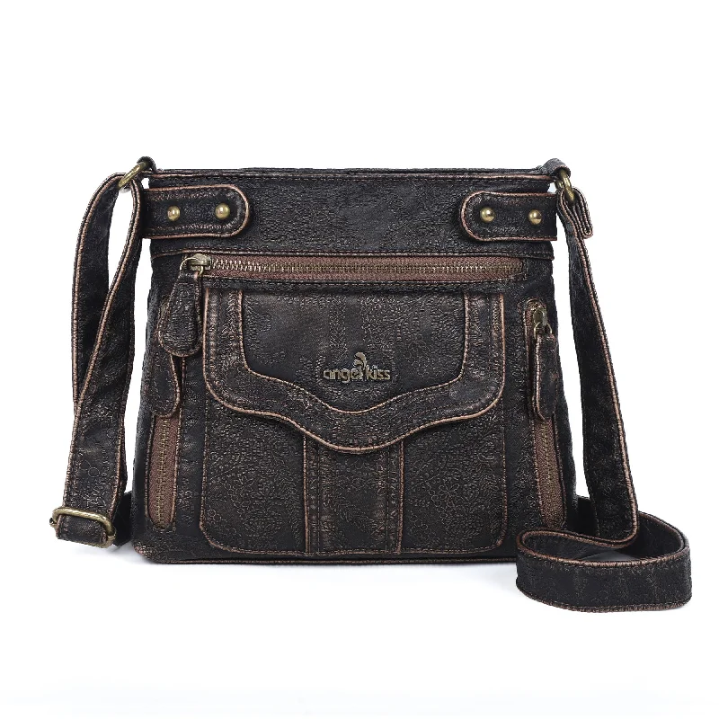 Women's denim vintage crossbody bag