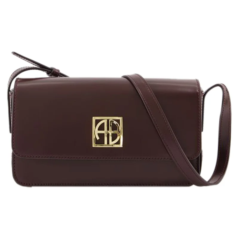 Elly Crossbody - ANINE BING - Leather - Burgundy