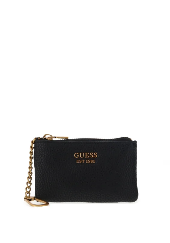 Guess Laurel Becci Continental Zip Pouch, Black