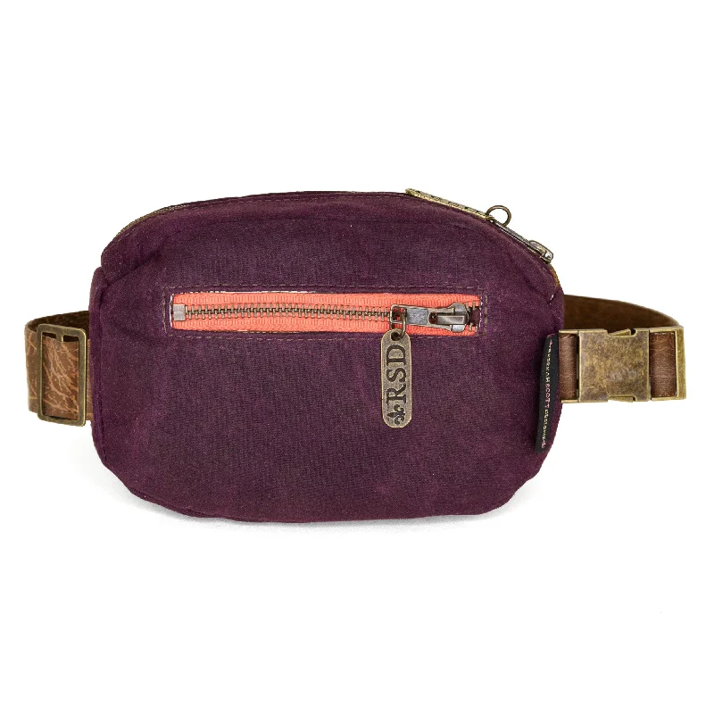 Jane: Eggplant Waxed Canvas