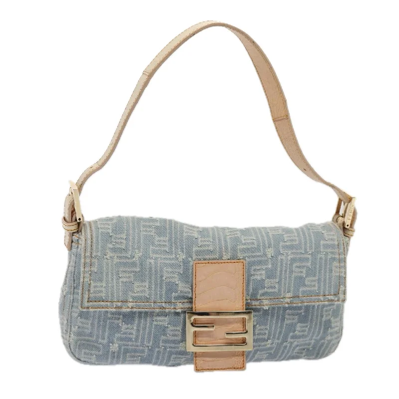 Fendi Baguette   - Jeans Shoulder Bag (Pre-Owned)