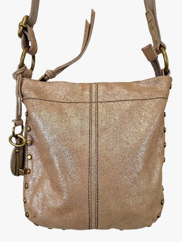 Fossil Vintage Studded Glitter Crossbody Bag