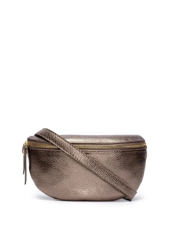 Elie Beaumont Small Sling Crossbody Bag, Bronze