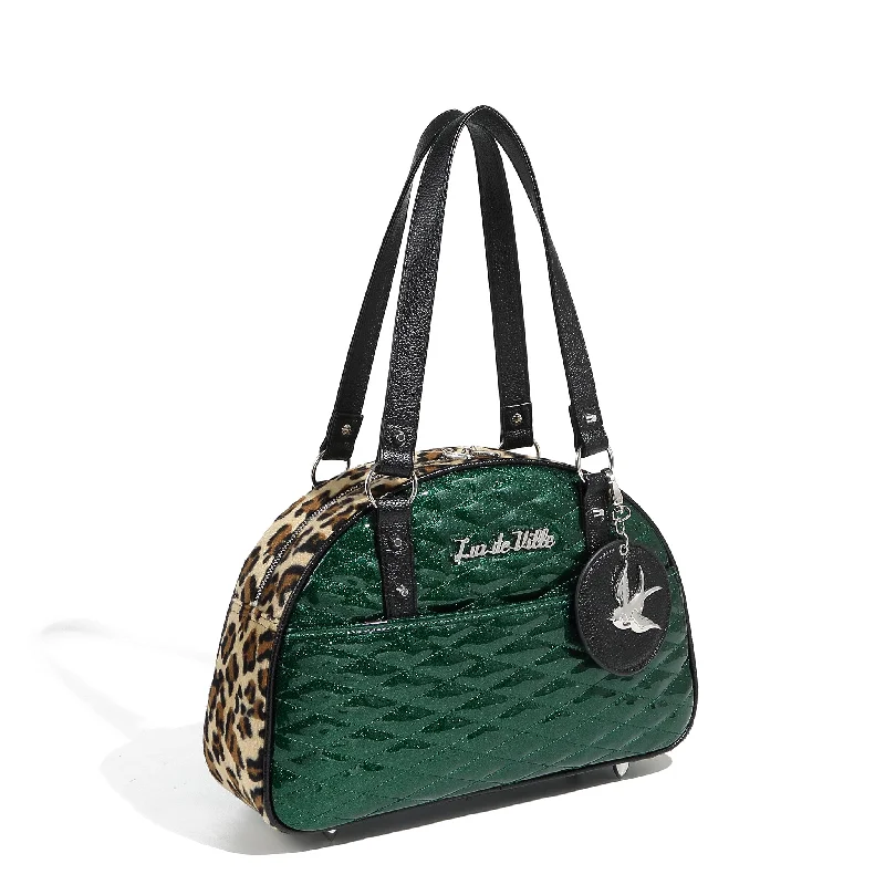 Venus Green Sparkle Love Bird Tote