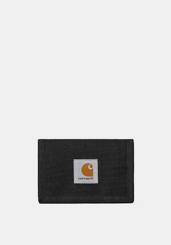 Carhartt WIP Alec Velco Wallet, Black