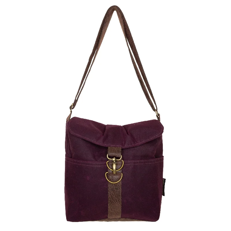 Laura: Eggplant Waxed Canvas