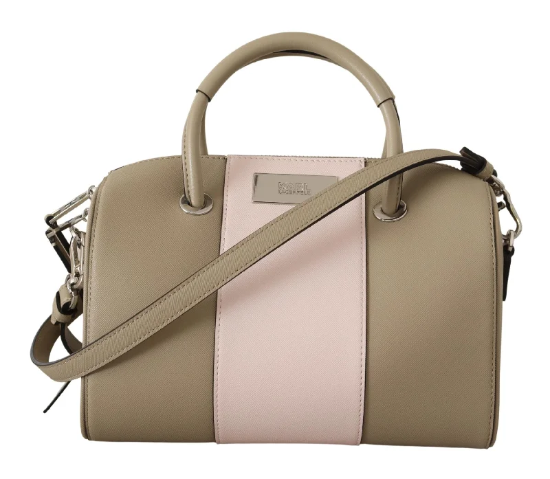 Karl Lagerfeld Sage Polyurethane Shoulder And Women's Handbag