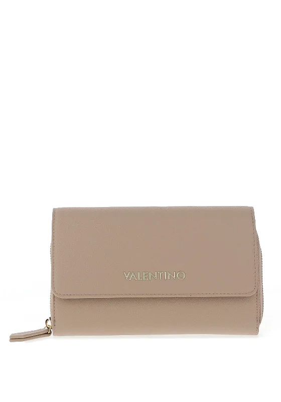 Valentino Zero Crossbody Smart Phone Wallet, Beige