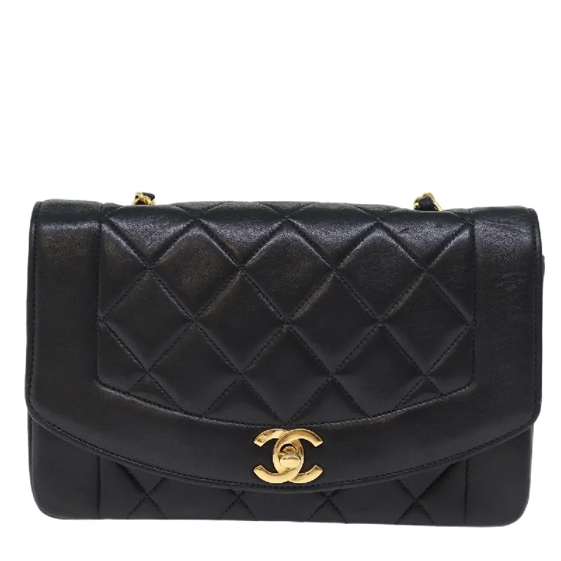 Chanel Diana  Leather Shoulder Bag (Pre-Owned)