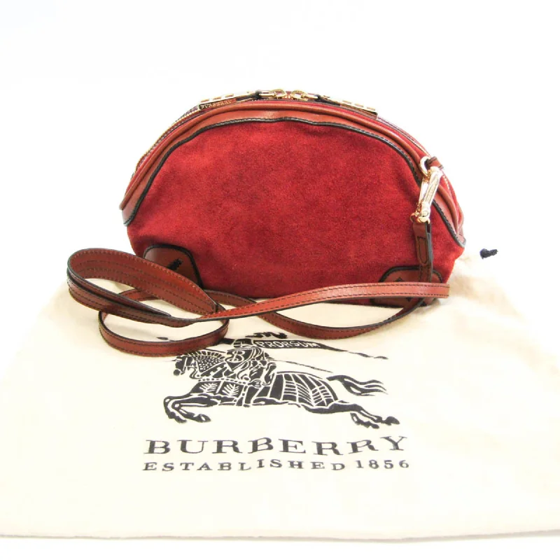 Burberry  Suede Shoulder Bag (Pre-Owned)