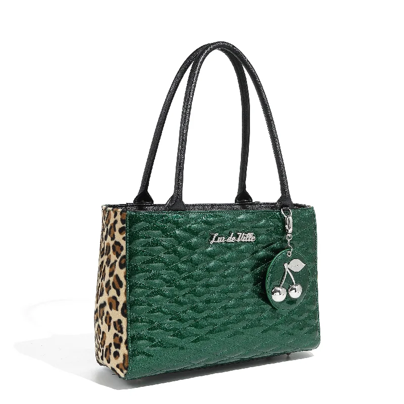 Venus Green Sparkle Wild Cherry Tote