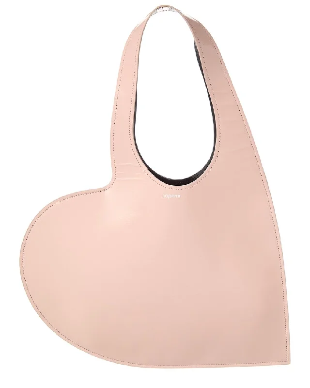 Coperni Heart Shape Leather Tote