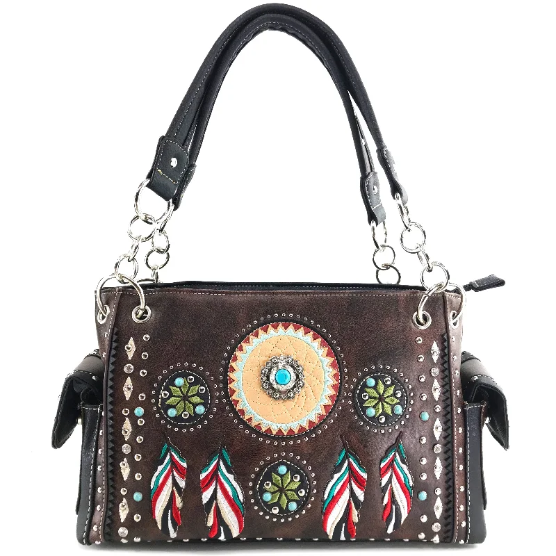 Dream Catcher Feather Handbag