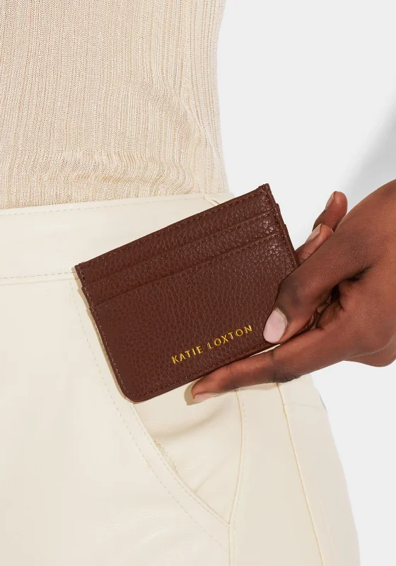 Katie Loxton Millie Card Holder, Chocolate