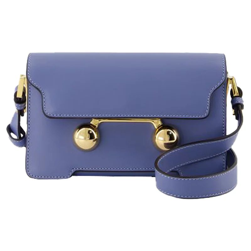 Mini Shoulder Bag - Marni - Leather - Blue